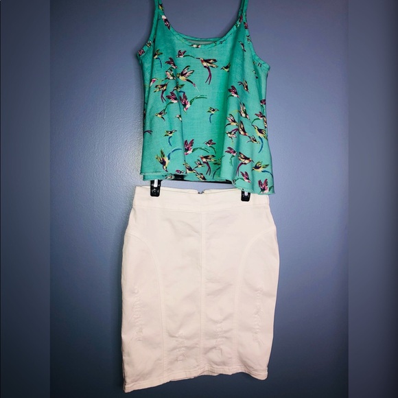 BLUE ROPE JEANS SKIRT - Picture 5 of 5